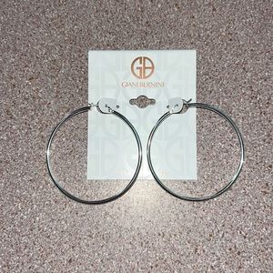 Earrings hoops sterling silver